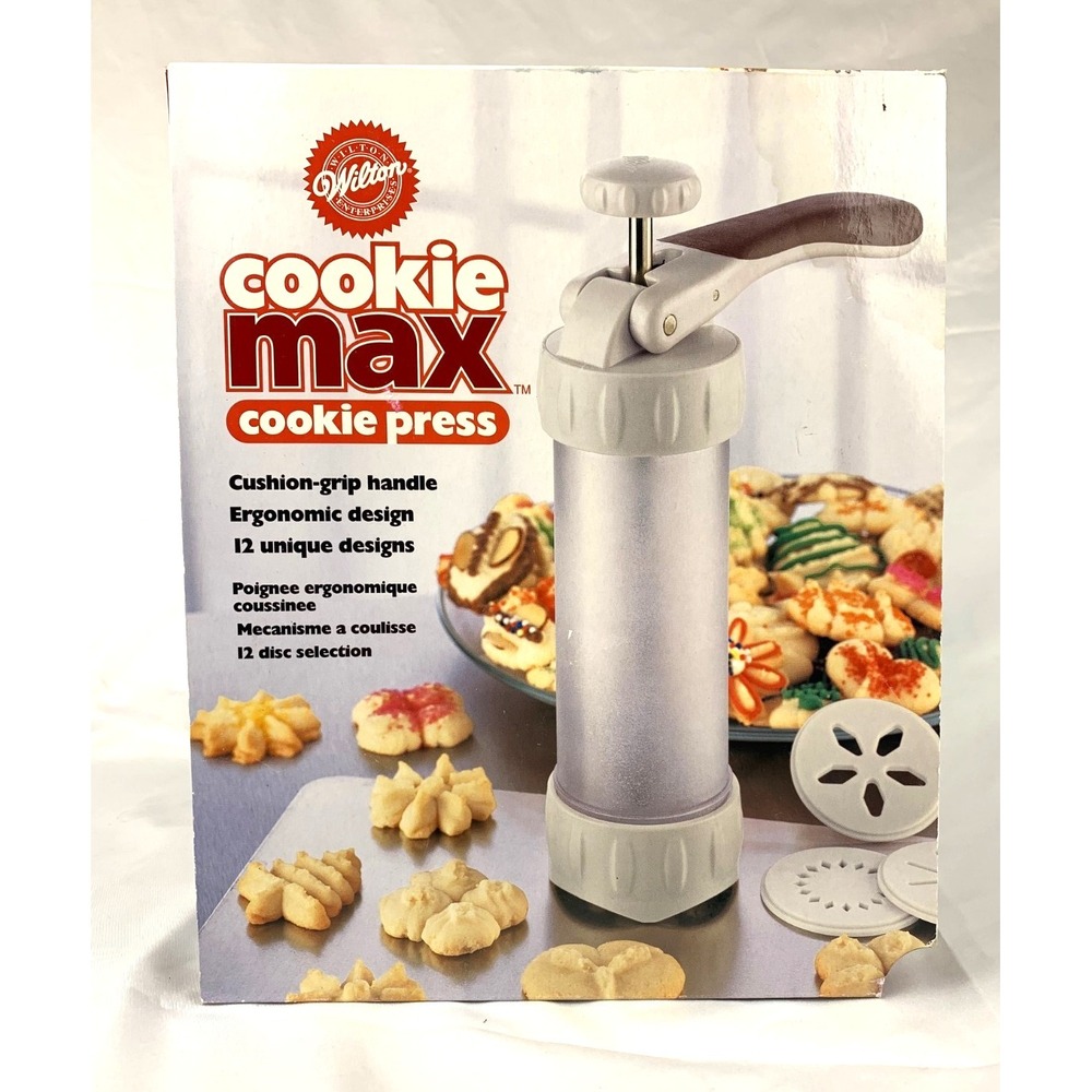 Vintage Wilton Cookie Max Cookie Press‎ 2104-4003 New in Sealed Box
